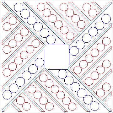 (image for) Judys Eight Leaf Pattern Border and Corner-L04793* - Click Image to Close